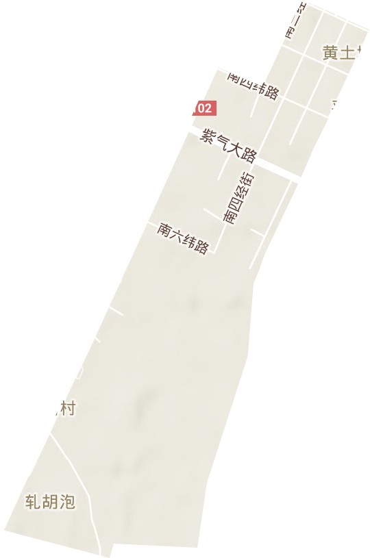 黄土坑街道地形图