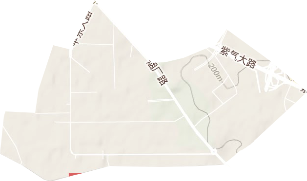 平南街道地形图