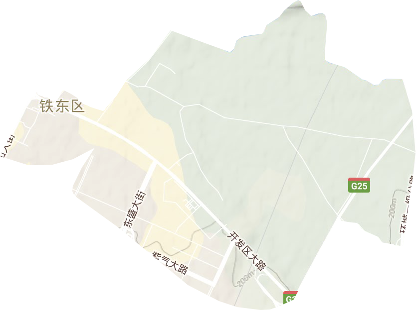 四平经济开发区（省级）（特殊乡镇）地形图
