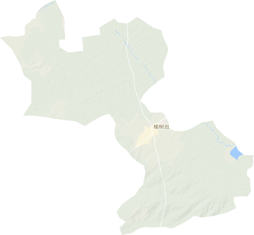 榆树台镇地形图
