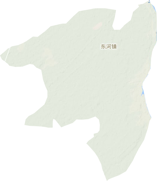 东河镇地形图