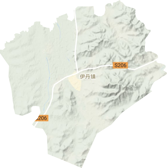 伊丹镇地形图