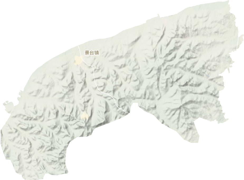 景台镇地形图