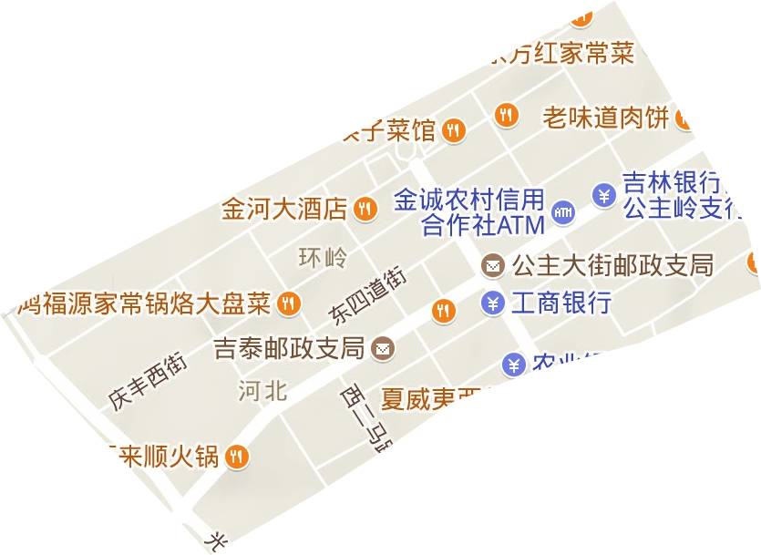 河北街道地形图