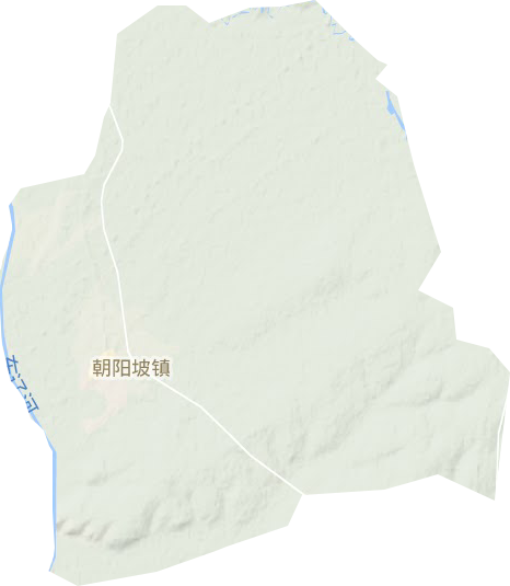 朝阳坡镇地形图
