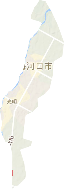 光明街道地形图