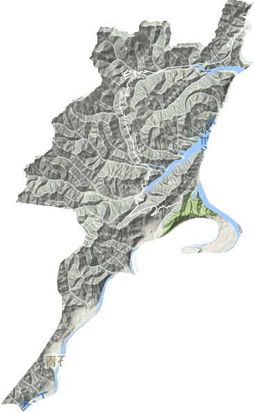 青石镇地形图