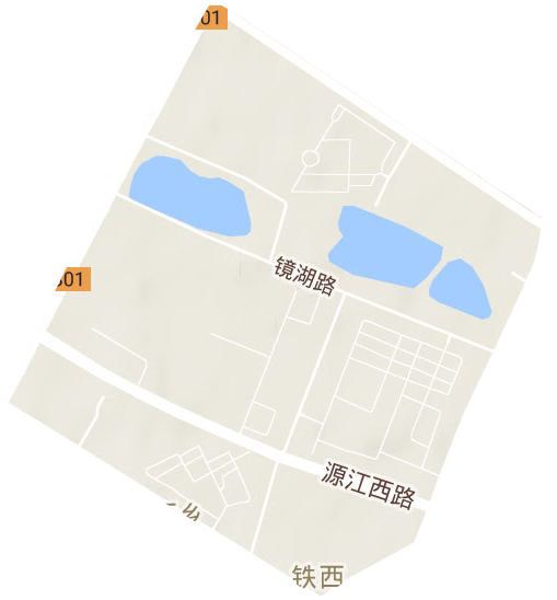 镜湖街道地形图