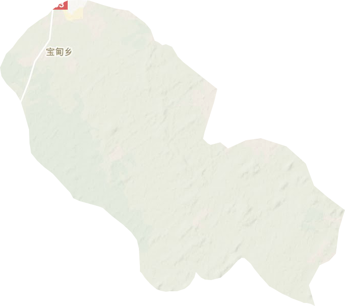 宝甸乡地形图
