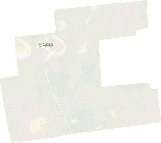 安字镇地形图
