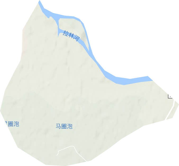 拉林农场地形图