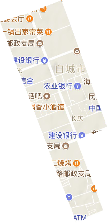 长庆街道地形图