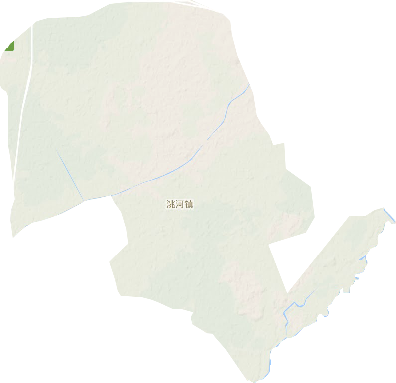 洮河镇地形图