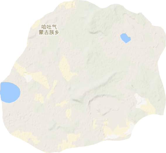 哈吐气蒙古族乡地形图