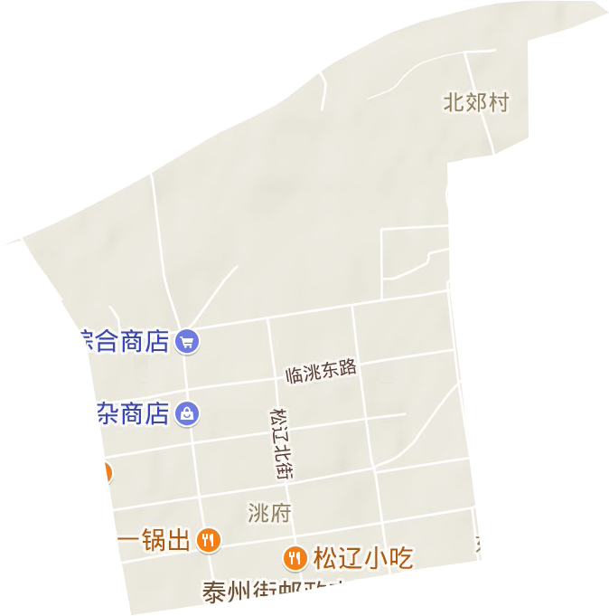 兴隆街道地形图