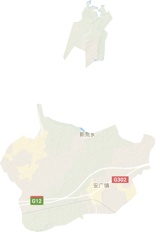 安广镇地形图