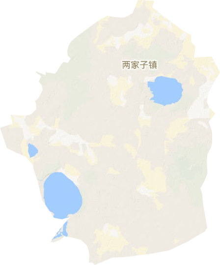 两家子镇地形图