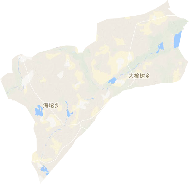 海坨乡地形图