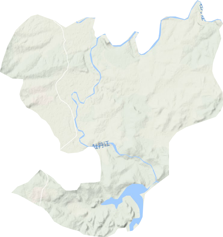 黑石乡地形图