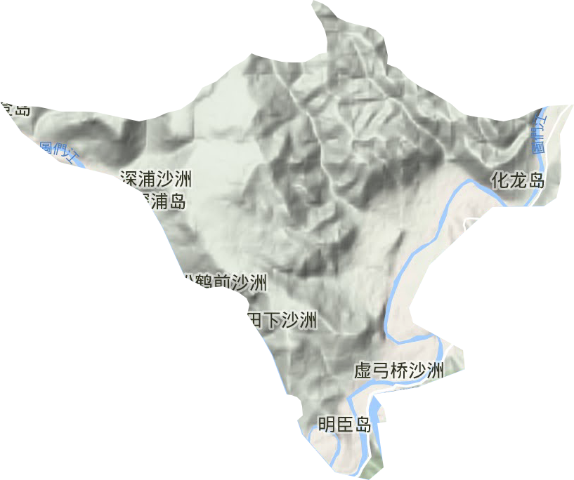 龙井大苏果树农场地形图