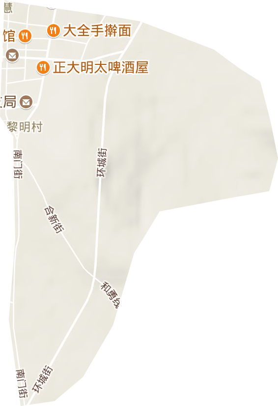 民慧街道地形图