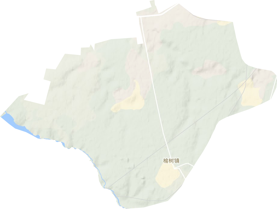 榆树镇地形图