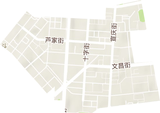 芦家街道地形图
