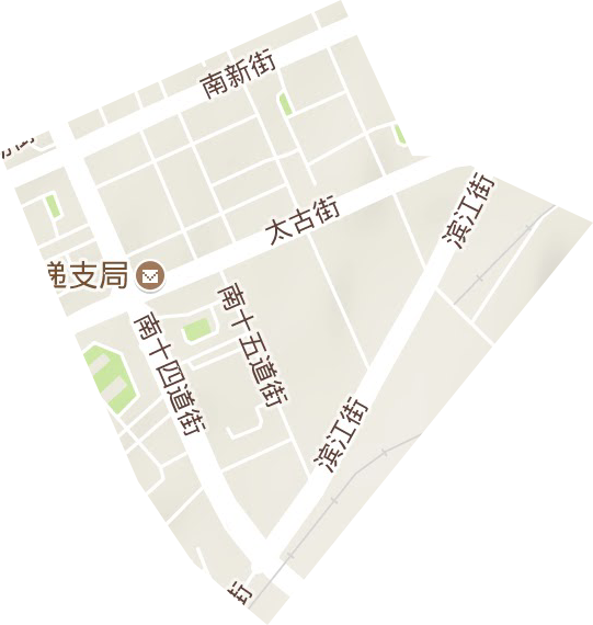 南市街道地形图