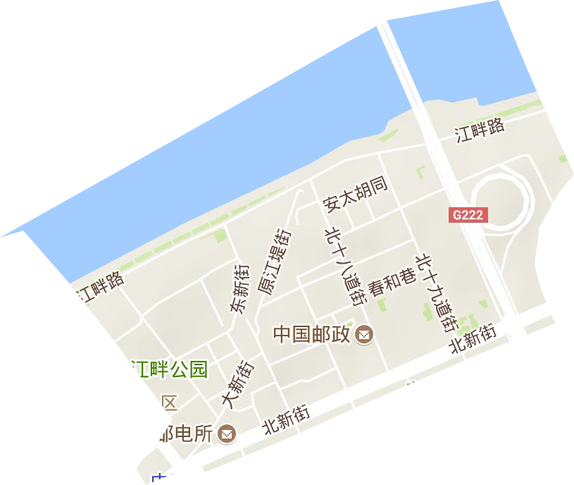 东原街道地形图