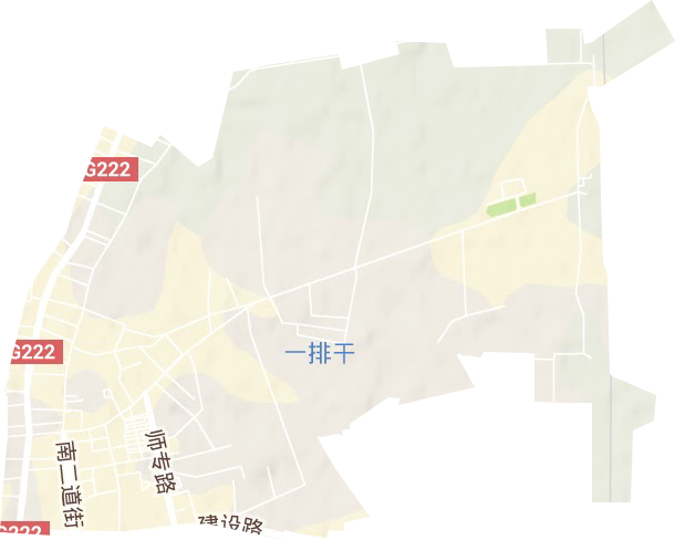 呼兰街道地形图