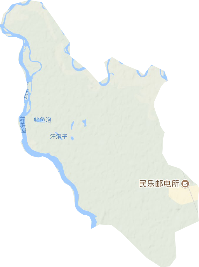 民乐朝鲜族乡地形图