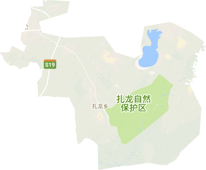 扎龙镇地形图
