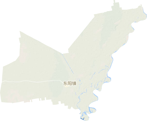 东阳镇地形图
