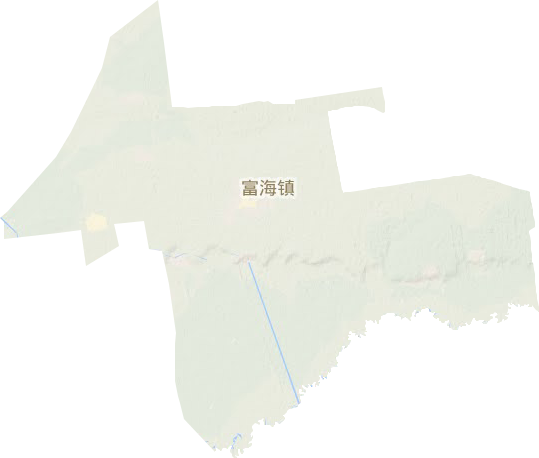 富海镇地形图