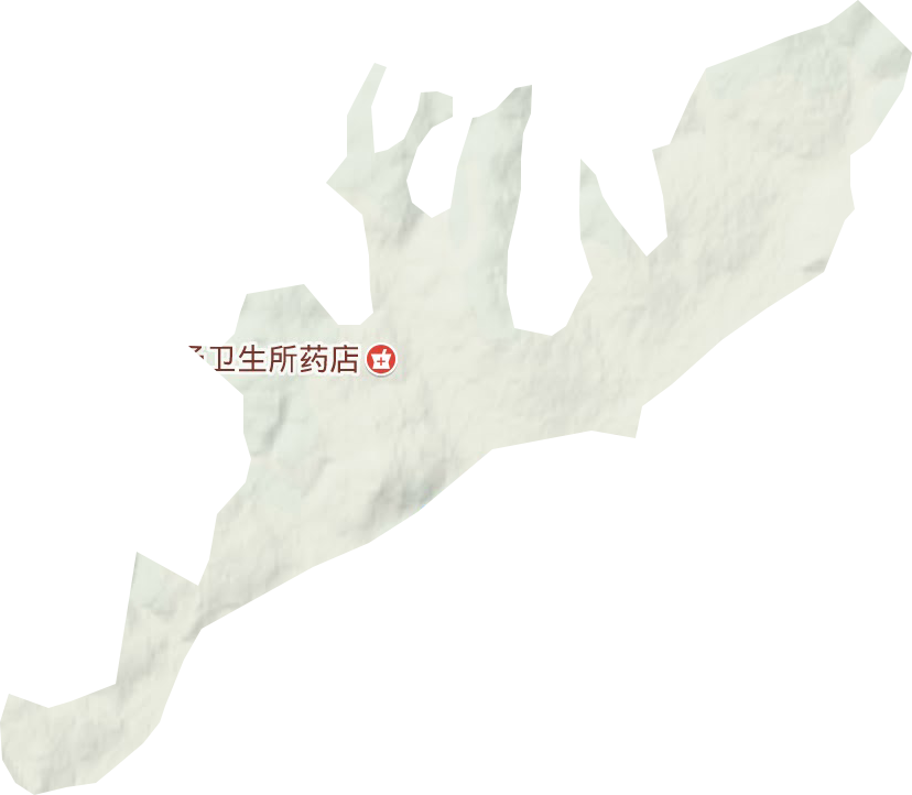 克山县种畜场地形图