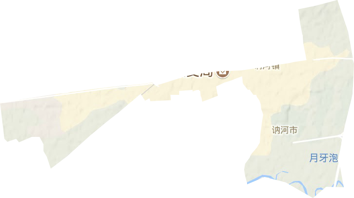 雨亭街道地形图