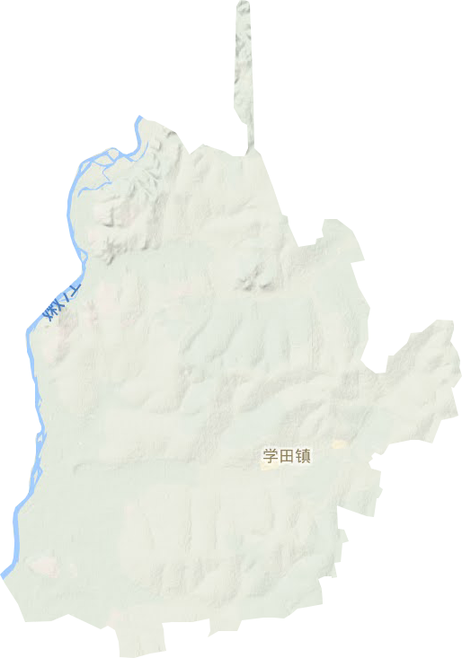 学田镇地形图