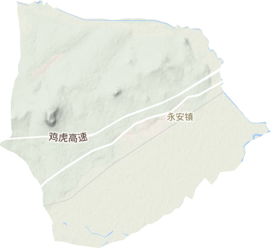 永安镇地形图
