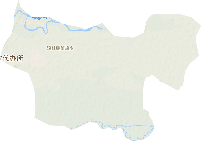 鸡林乡地形图