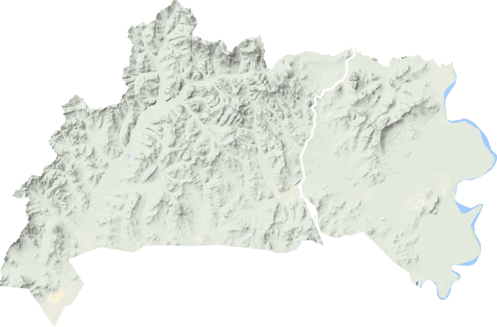 东方红林业局地形图