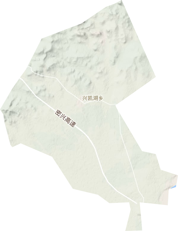 兴凯湖乡地形图