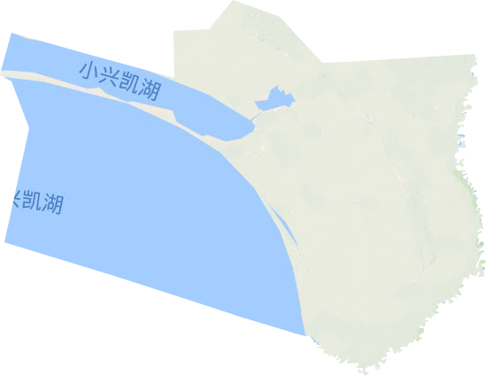 兴凯湖农场地形图