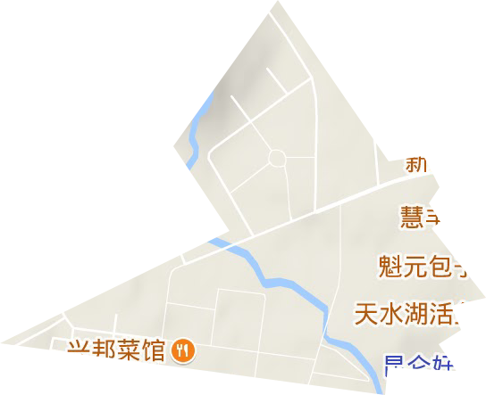 光宇街道地形图