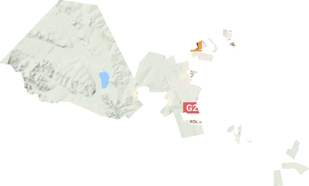 红旗镇地形图