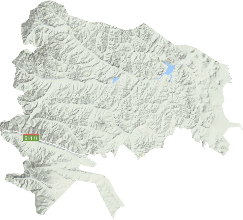 鹤岗市林业局地形图