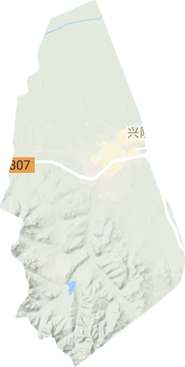 兴隆镇地形图