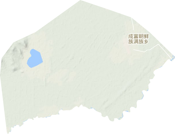 成富朝鲜族满族乡地形图