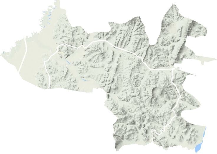 五林洞镇地形图