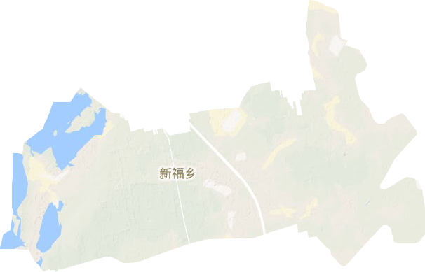 新福乡地形图