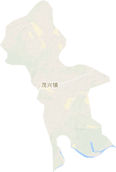 茂兴镇地形图